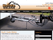 Tablet Screenshot of boydswelding.com